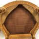 Series of three Louis XVI style chairs in gilded wood, circa 1900