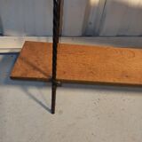 Shelf string iron and wood 3 trays