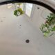 Old oval and beveled mirror 51x66cm