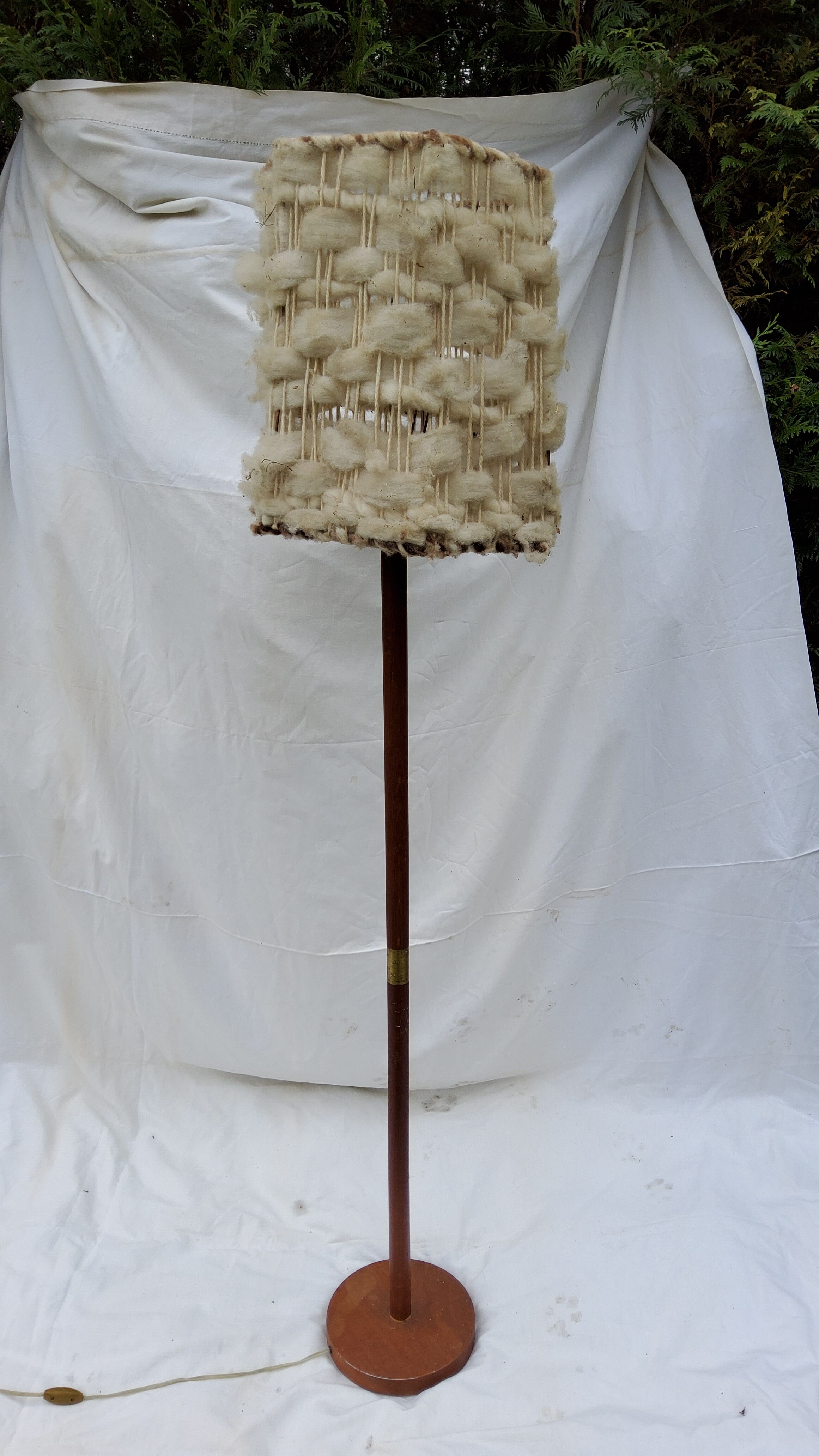 Scandinavian teak lamp from the 1950s