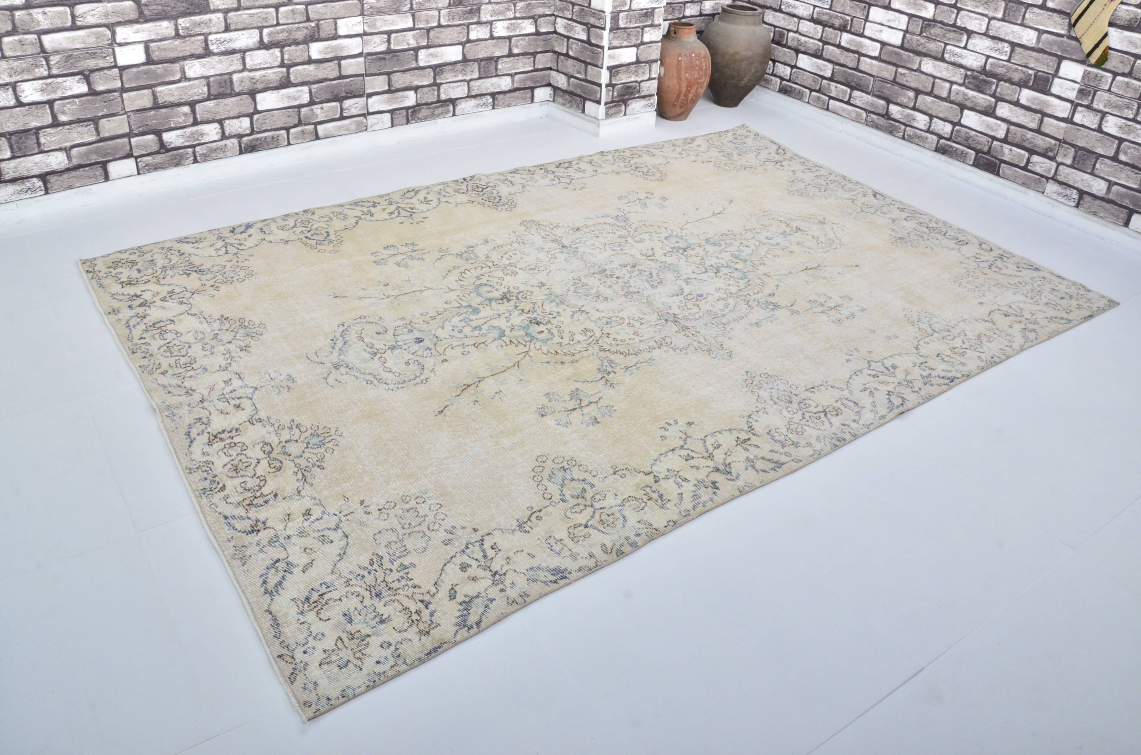 Turkish Oushak Handmade Carpet sku 3182