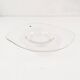 Large glass fruit platter Erwin Eisch, Germany 1960s