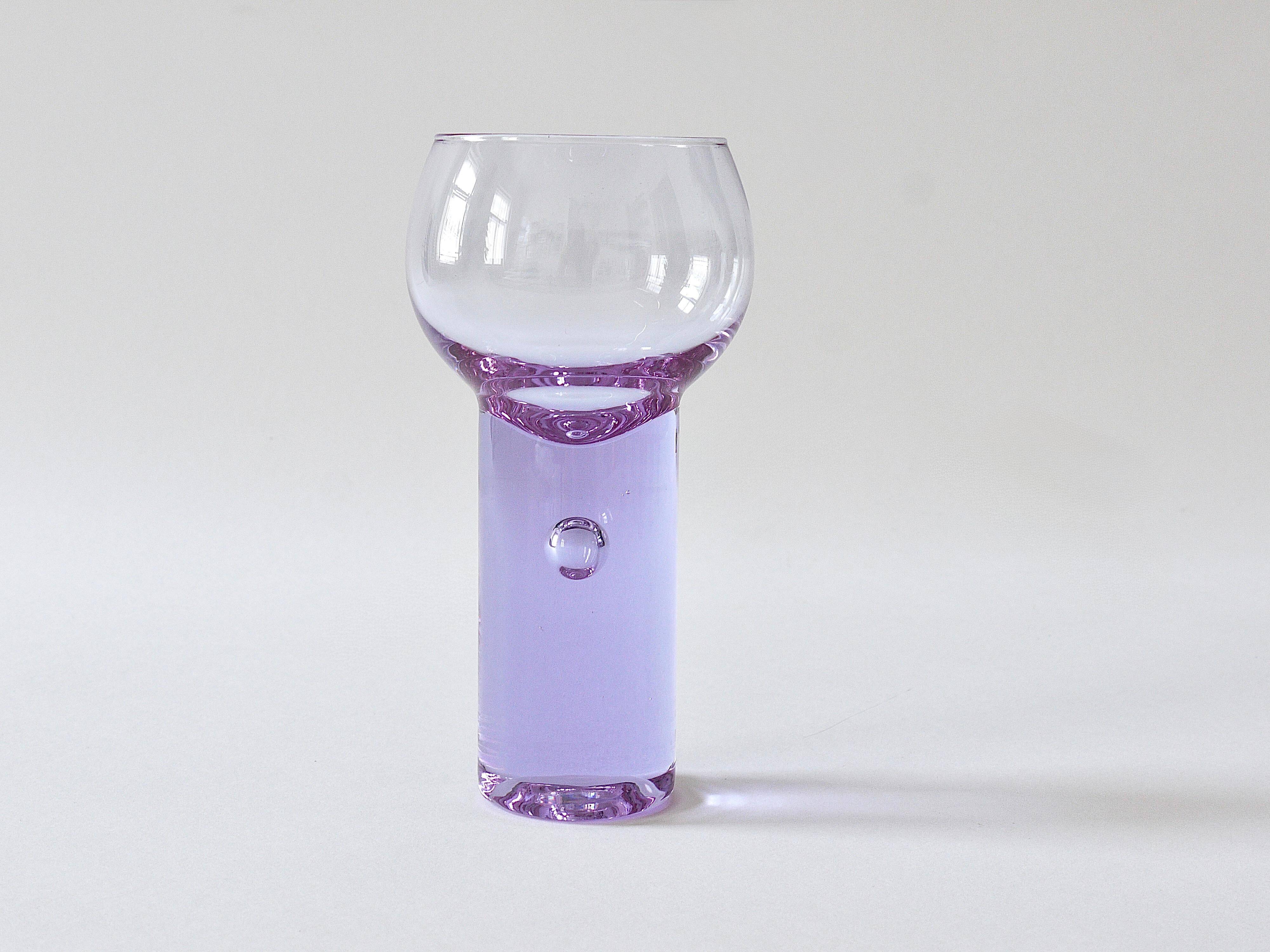 6 Chameleon Aperitif Glasses Sergio Asti, Arnolfo Di Cambio, Italy 1970