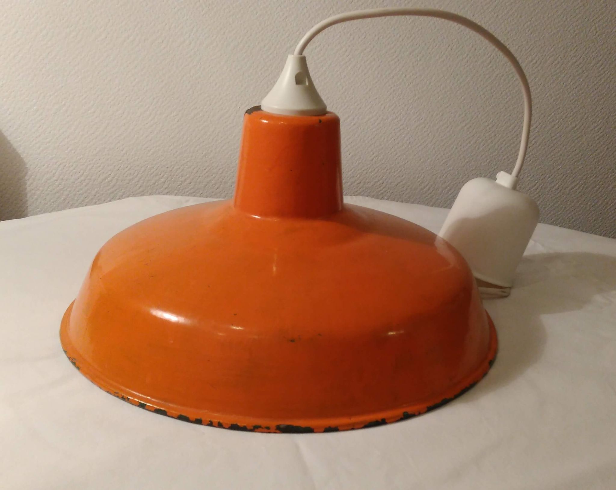Industrial hanging 1960 enamelled metal