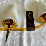 Opline & brass wall lamp