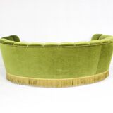 Danish curved banana sofa, 1940