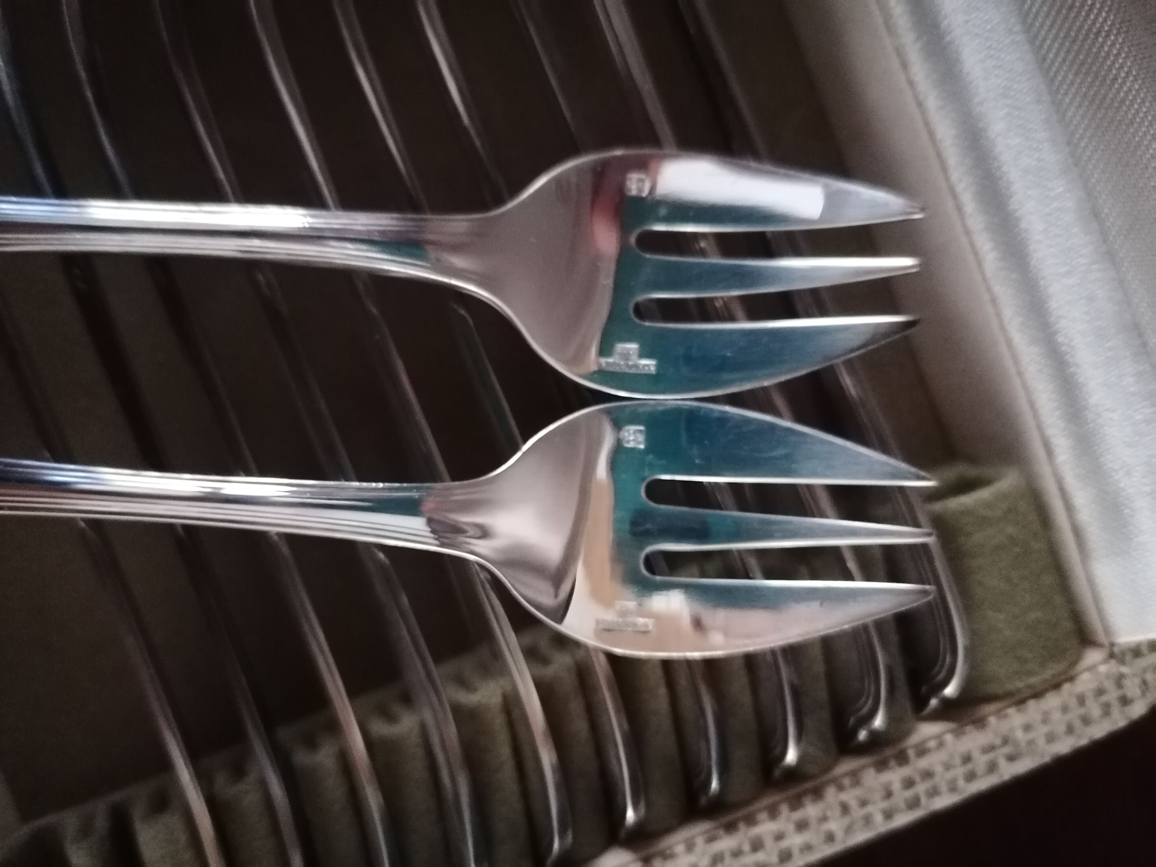 Set of 12 cake forks Christofle