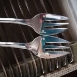 Set of 12 cake forks Christofle