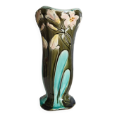 Vase en faïence De Bruyn Lille Fives / Art Nouveau