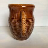 Sarreguemines slip rope pitcher