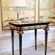 Swedish grace, game table with relief meander decoration, 1920s/30s.