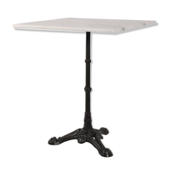 Bistro table in marble from a Parisian brasserie