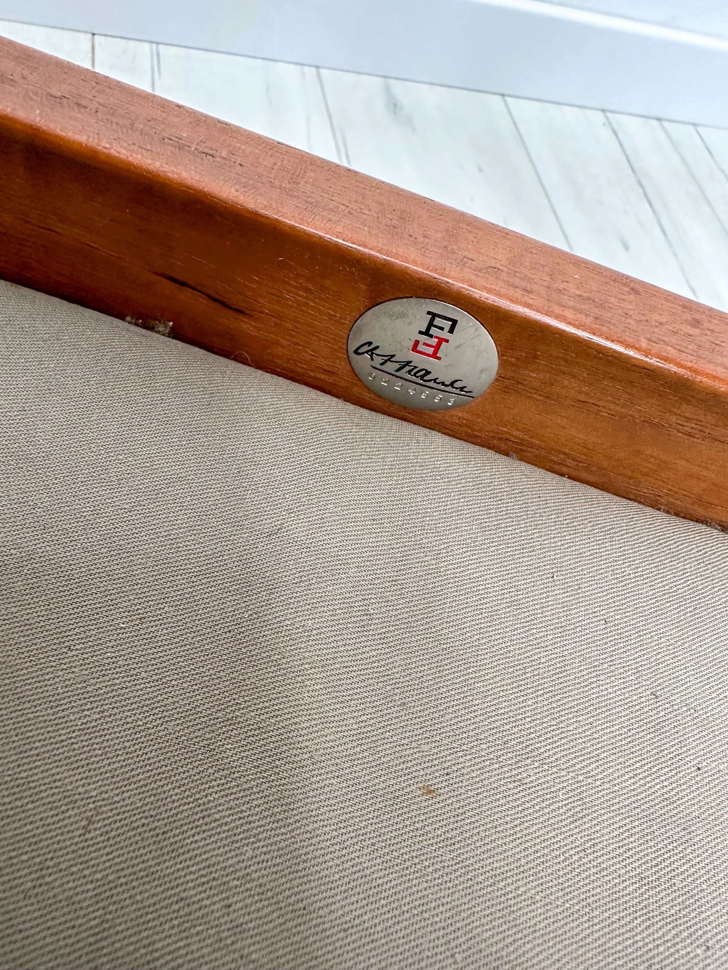 1/2 '60s vintage Danish teak armchair FD 130 by Peter Hvidt & Orla Mølgaard-Nielsen for France & Daverkosen