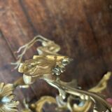 Pair of wall lights with Louis XV style gilded bronze bulbs