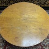 Bamboo and oak garden table