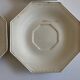 Set de 4 assiettes octogonales perles Creil & Montereau 19e