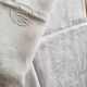 Nappe ancienne damassée + 12 serviettes