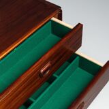 Fristho Franeker lowboard in rosewood, The Netherlands, 1960