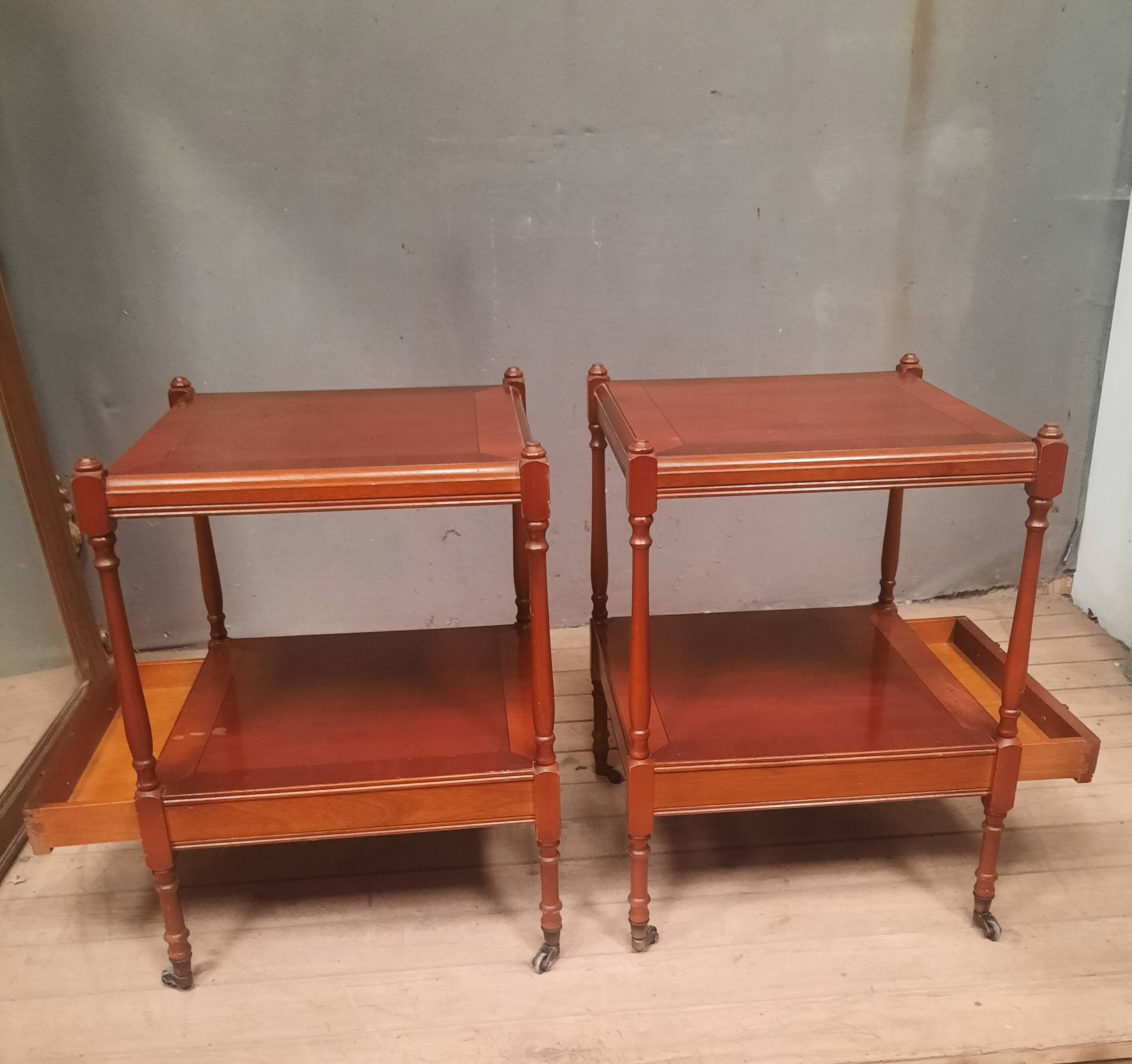Pair of side tables