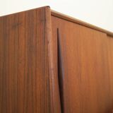 Teak highboard, Danish design, 1970s, production: Denmark