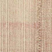 Tapis Kilim en jute et laine rose clair fait main