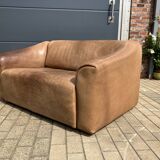 De Sede Ds47 3zit, 2zit, 1zit Buffel leder 5mm NECK Cognac