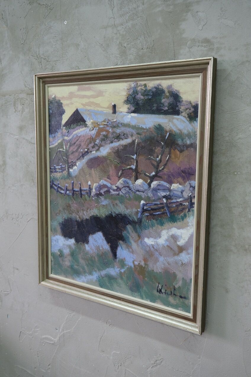 Scandinavian Modern Painting, Kai Christensen, 1970s