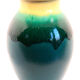 Vase XL malachite green and lemon yellow from Accolay