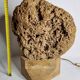 Sculptural lamp in openwork mineral concretion, brutalist style – 42 cm