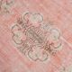 6x9 Turkish Soft Pink Bordered Vintage Rug, 191x282Cm
