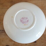 3 different saucers in English porcelain Minton
