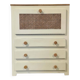 Vintage chest of drawers with 3 drawers and a flap