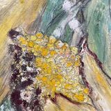 Morokoshi I (Corn I) by Miyazaki Kumiko large Japanese oil painting, 1930-1940