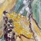 Morokoshi I (Corn I) by Miyazaki Kumiko large Japanese oil painting, 1930-1940