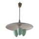 Vintage lacquered metal pendant from the 1950s, Herman Busquet for Hala.