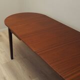 Table en acajou, design danois, années 1970, production : Danemark