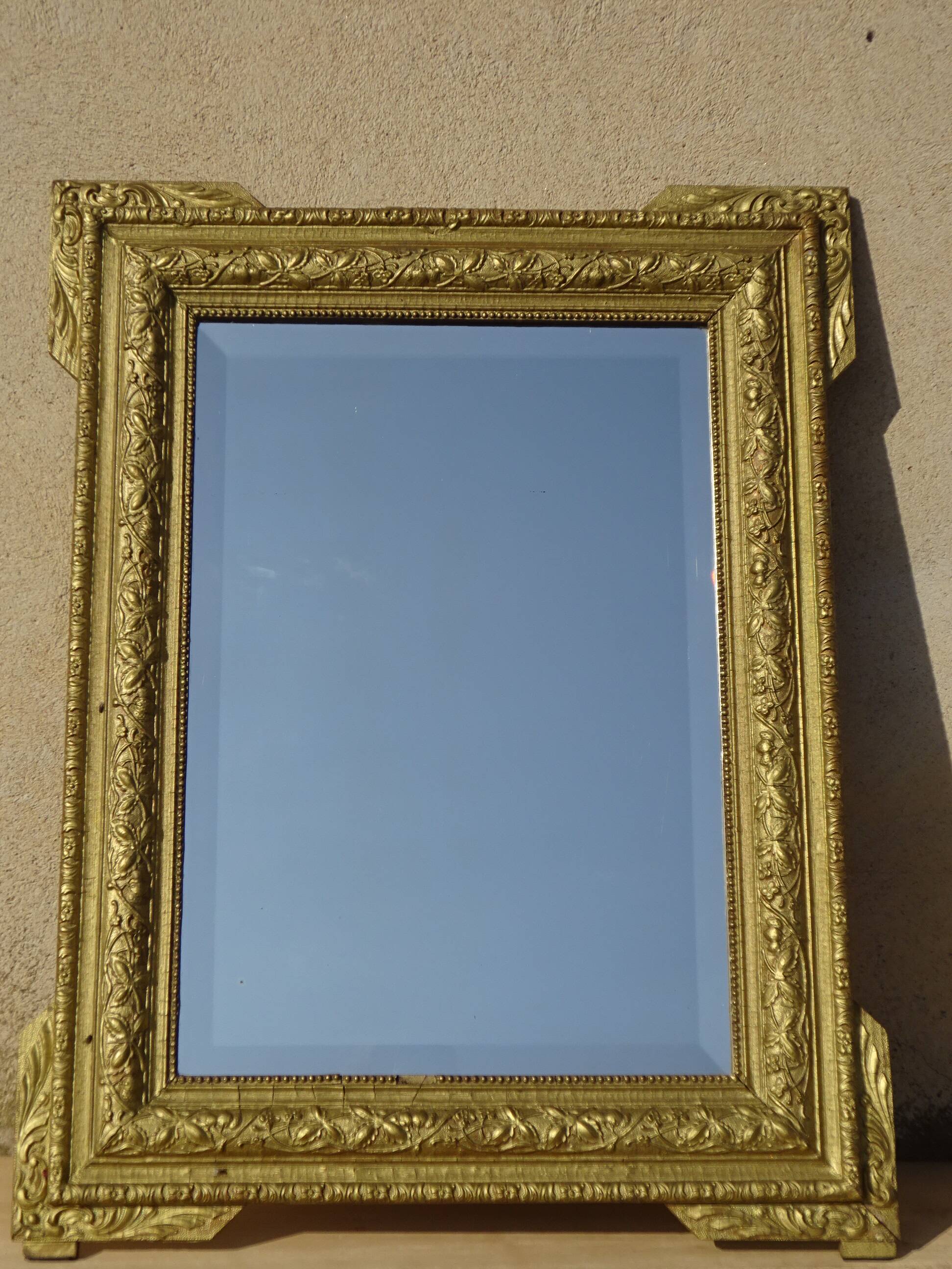 Antique gilded mirror 65x83cm