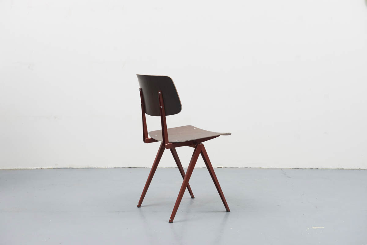 Pair S16 chairs from Galvanitas - ebony/pearl copper - Reissue