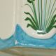 Six-panel vase floral pattern