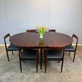 Extendable dining table by Lübke, rosewood, 1960s