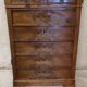 Chiffonnier style Louis Philippe en noyer