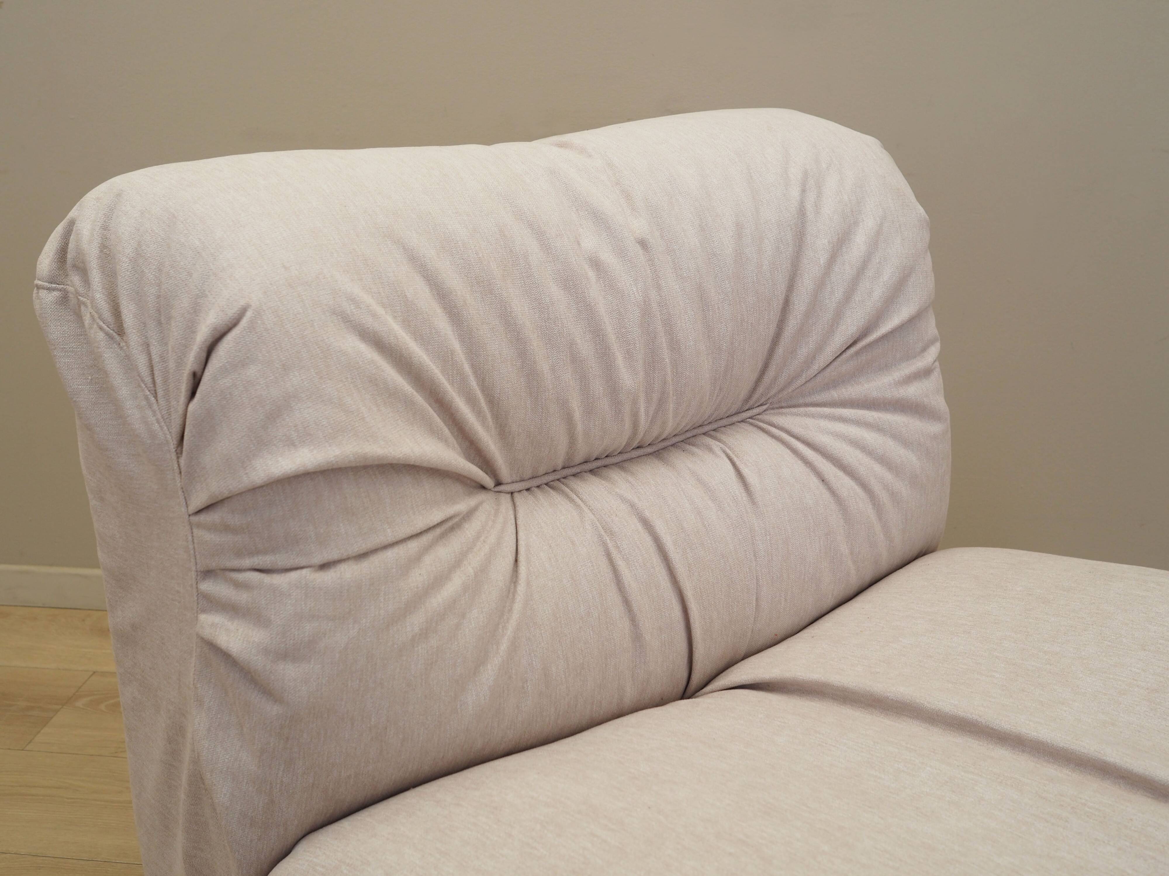 Beige armchair, Italian design, 1970s, production: Italy