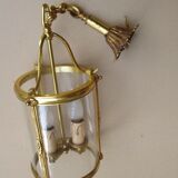 Lanterne en bronze de style Louis XVI en état de marche