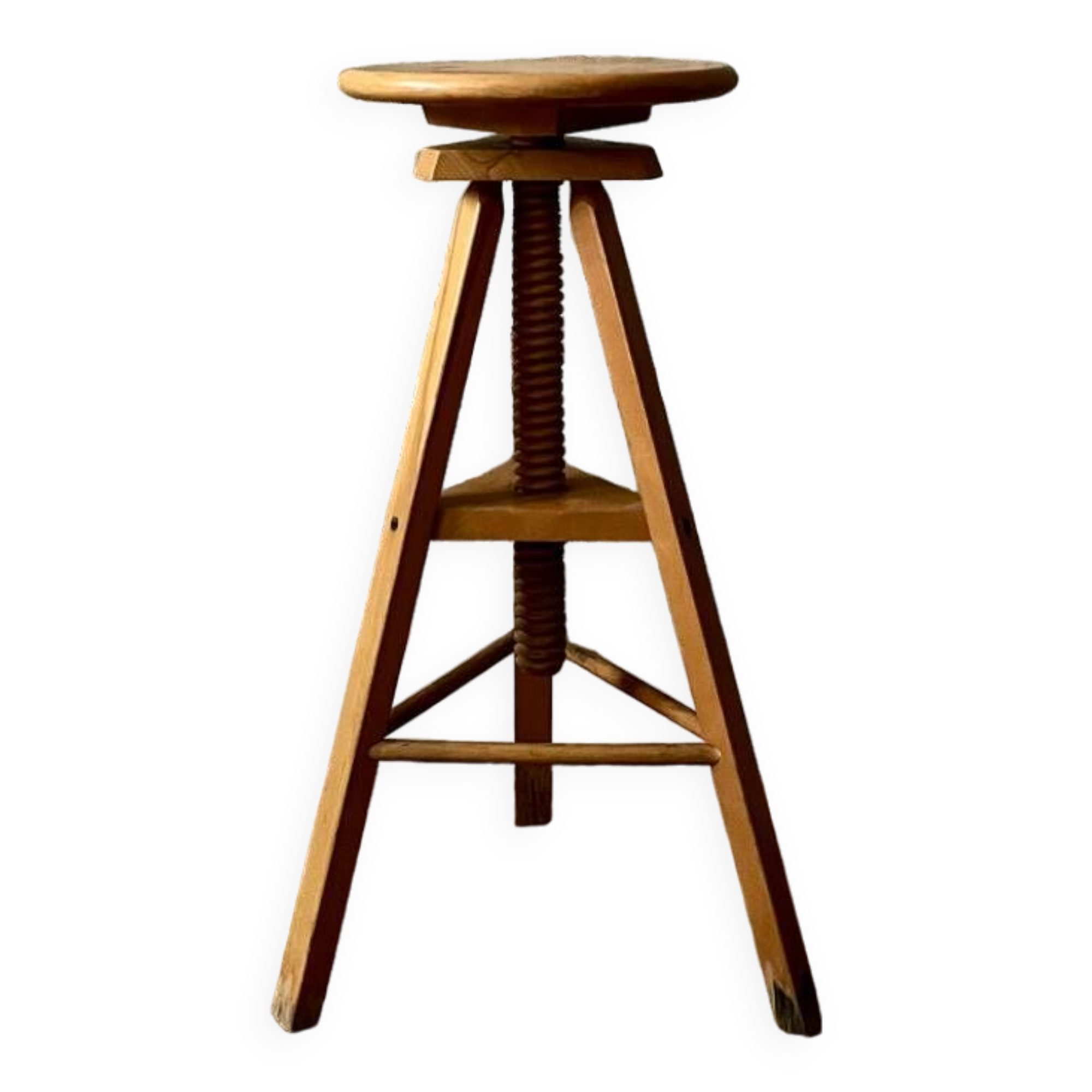 High screw stool