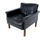 Leather armchair, Mio, Sweden, 1960