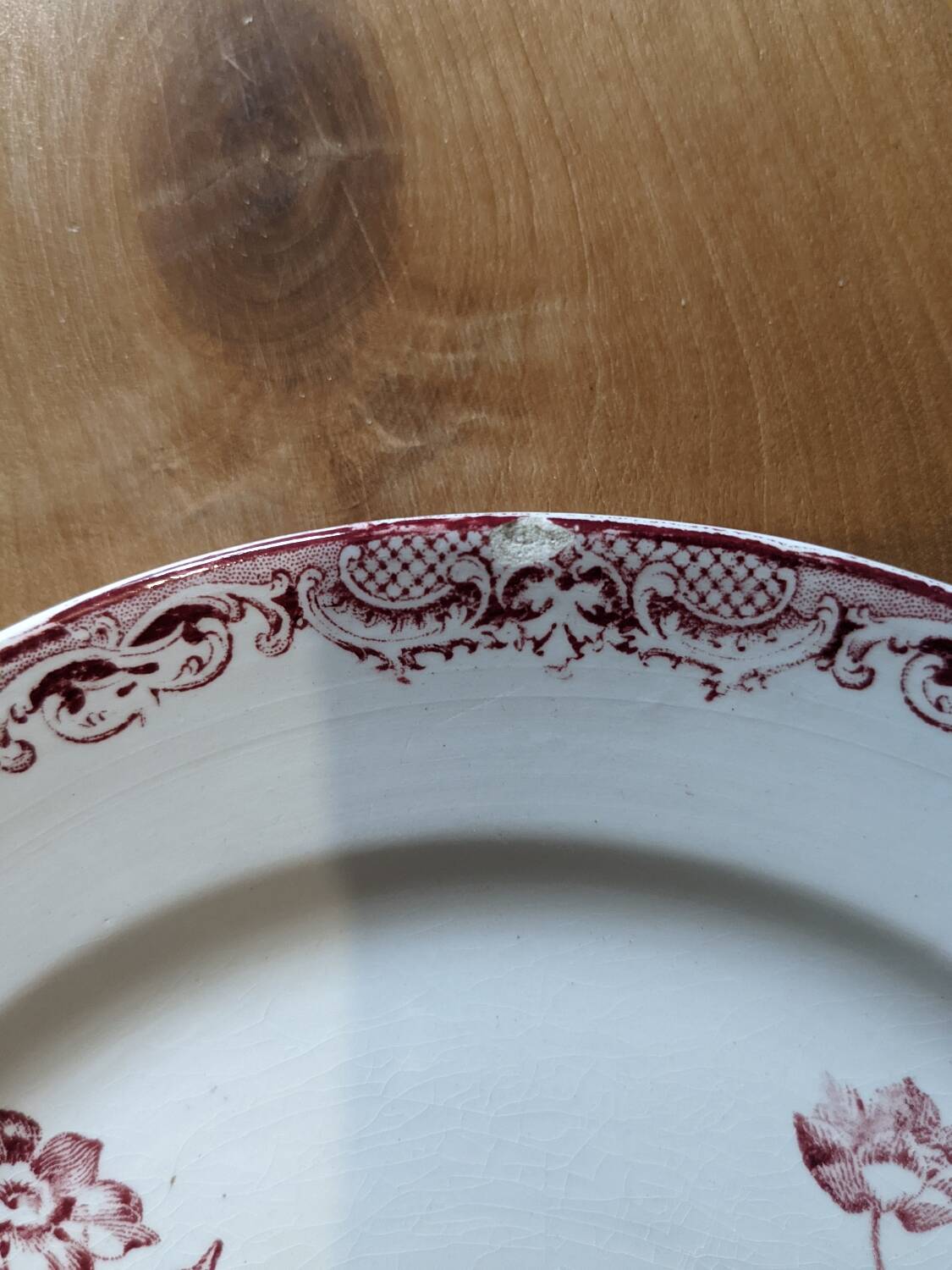 12 assiettes à dessert Sarreguemines Fontanges