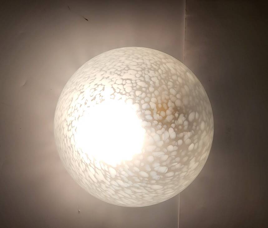 Art Deco ceiling light Clichy glass