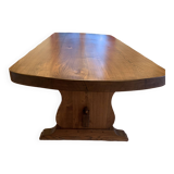 Solid elm table