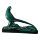 Art Deco Pheasant in Green Ceramic