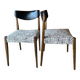 Paire de chaises scandinave vintage 60